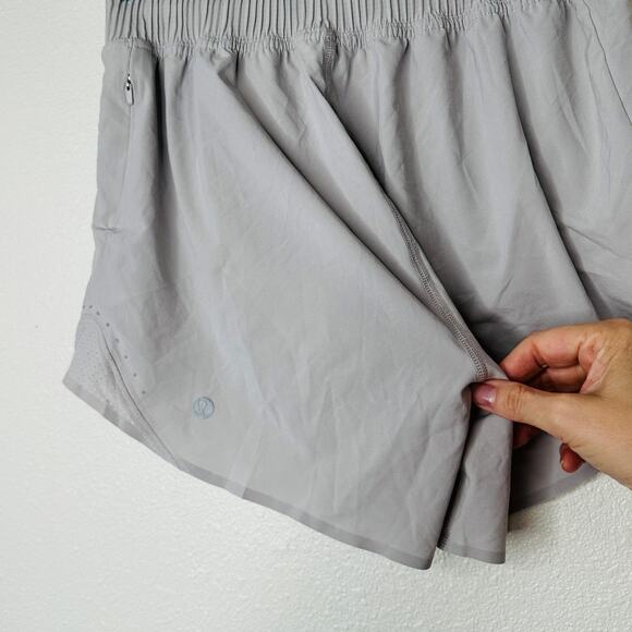 Lululemon Gray Hotty Hot High Rise Lined Shorts Special Edition 2 - Picture 10 of 14